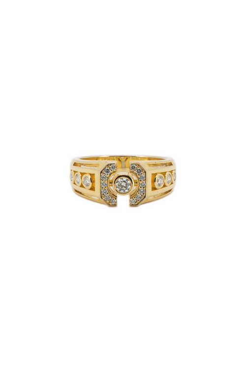 Vermeil Lab Diamond Sleek Ring