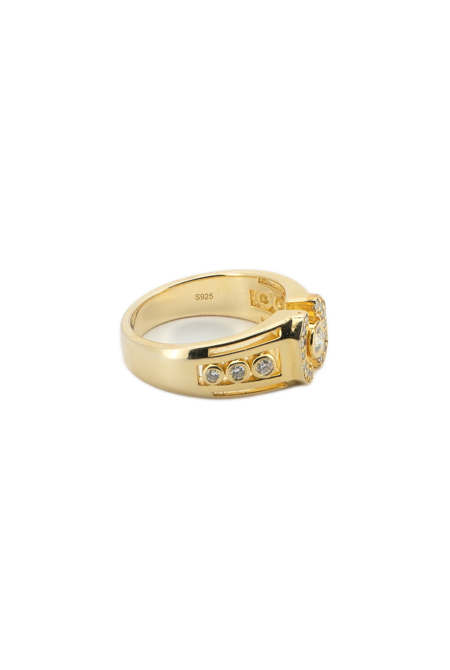 Vermeil Lab Diamond Sleek Ring