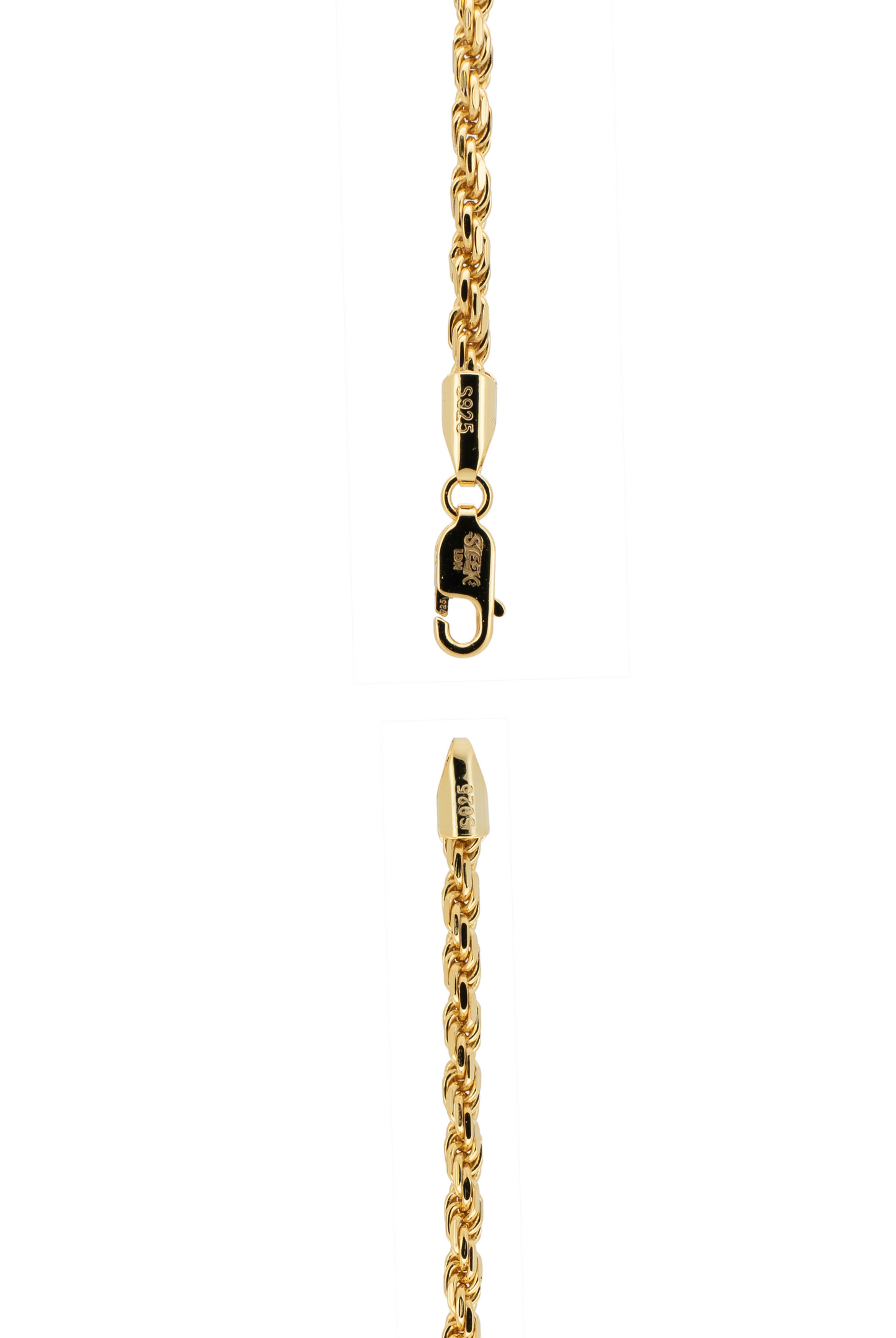 Vermeil Rope Chain - 5mm