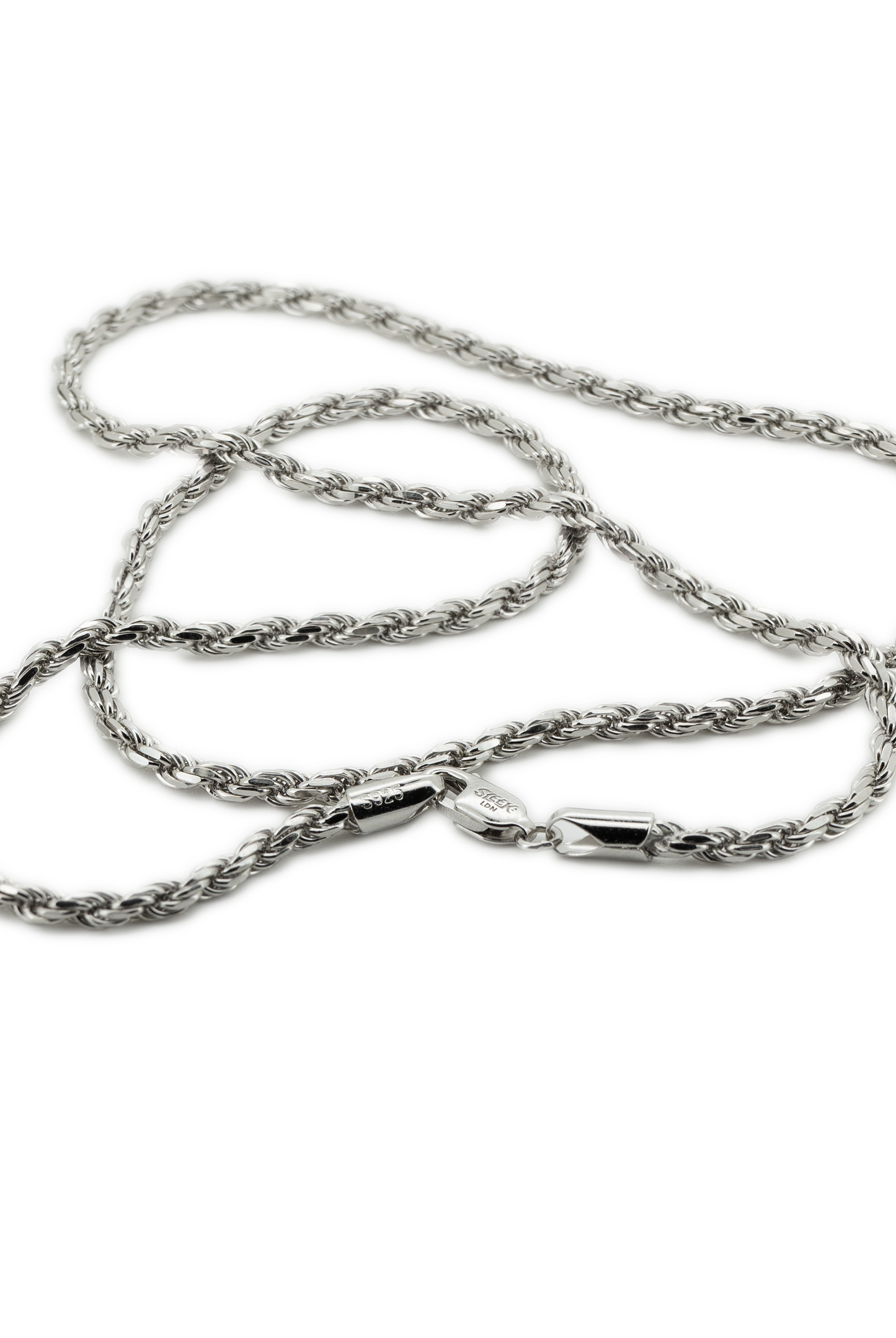Silver Rope Chain - 3mm