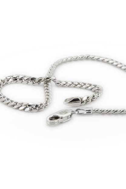 Silver Cuban Bracelet - 5mm