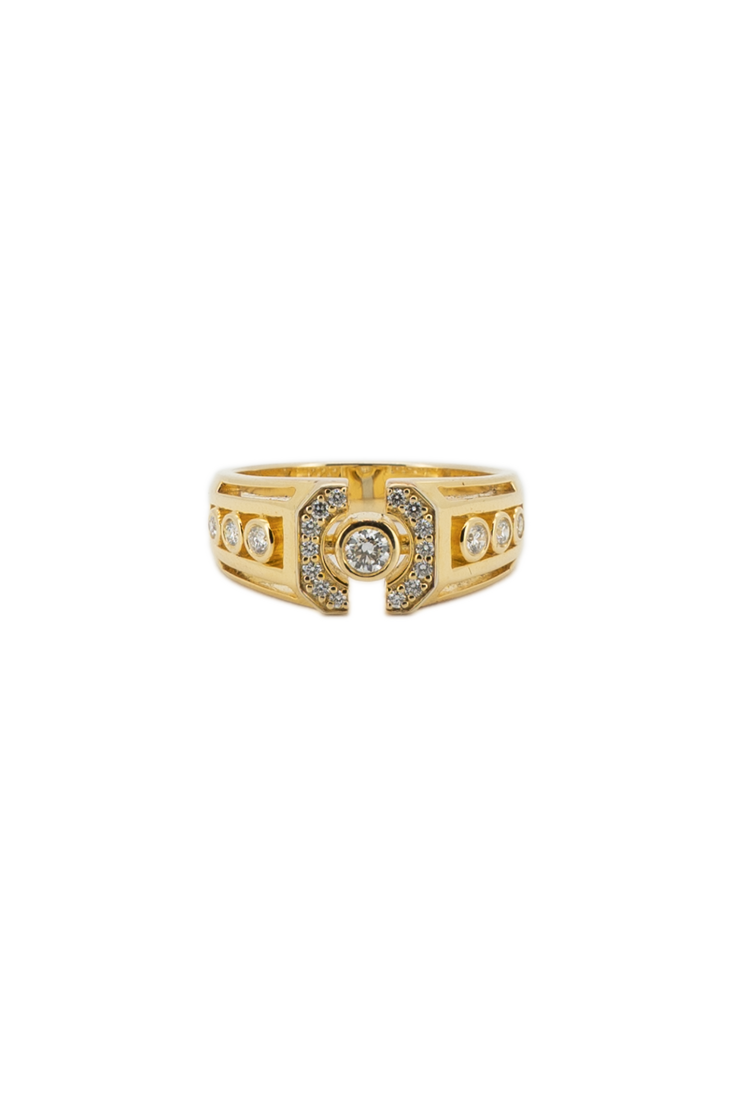 Vermeil Lab Diamond Sleek Ring