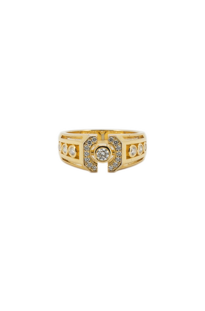 Vermeil Lab Diamond Sleek Ring