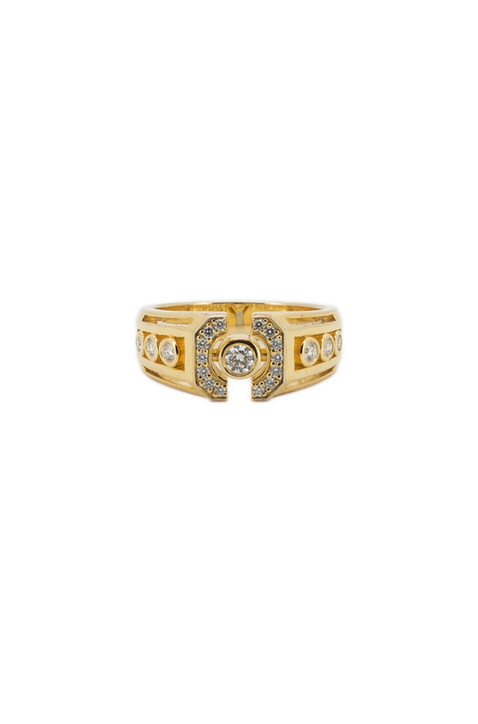 Vermeil Lab Diamond Sleek Ring